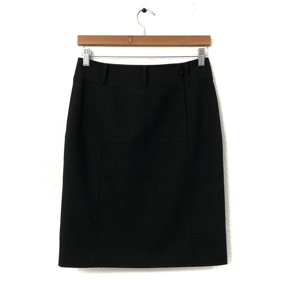 Tory Burch Black Wool Pencil Skirt - Picture 2 of 6